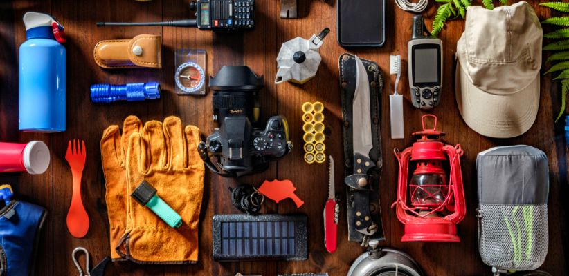 Camping gear storage