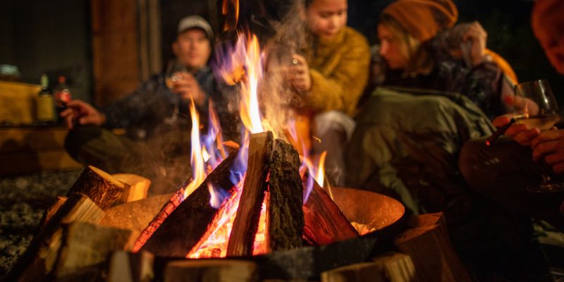 What's the best way to start a campfire